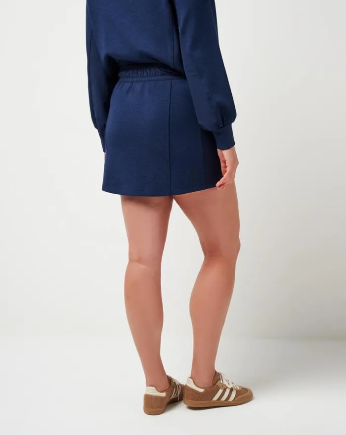 TravisMathew DELIGHTFUL SKIRT Heather Navy Blazer Women Skorts TravisMathew DELIGHTFUL SKIRT Heather Navy Blazer Women Skorts