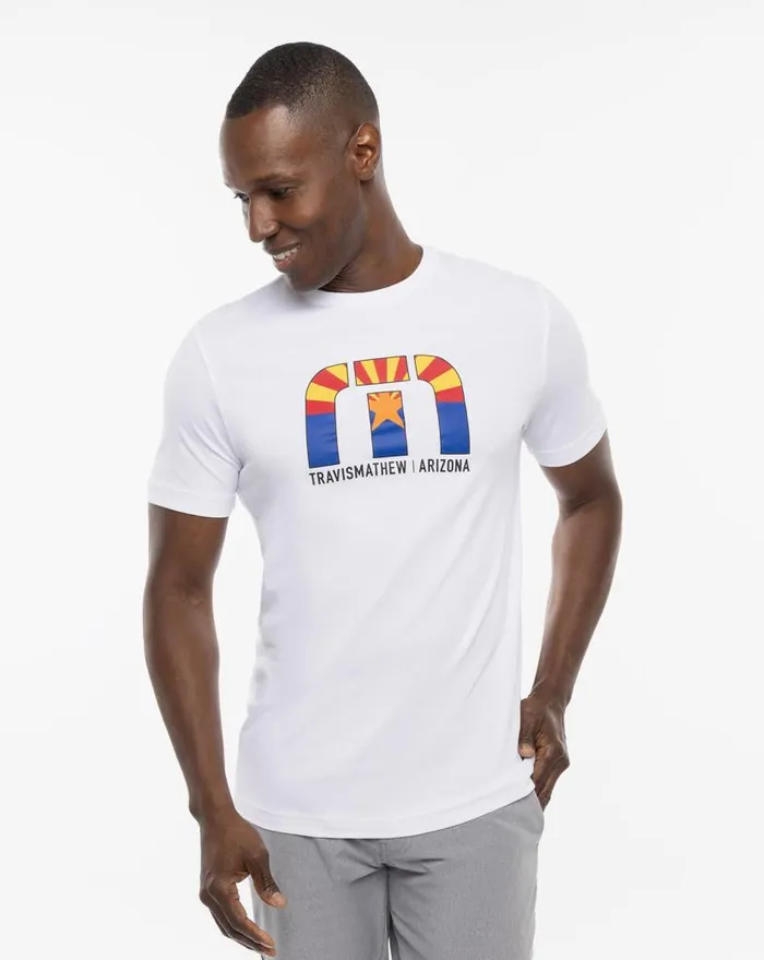 TravisMathew DESERT MAN TEE White Men Tees