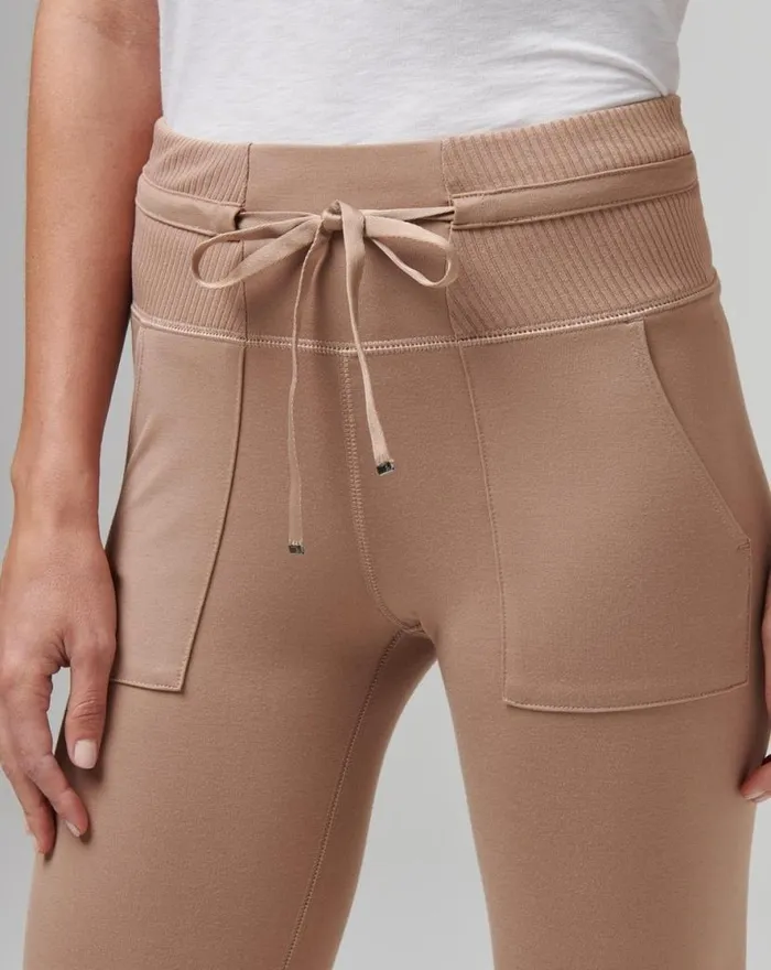 TravisMathew FRIDAY PONTE POCKET LEGGING Natural Women Pants TravisMathew FRIDAY PONTE POCKET LEGGING Natural Women Pants