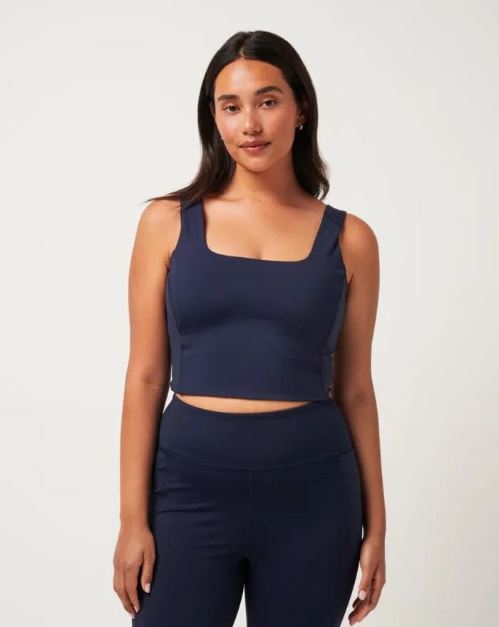 TravisMathew JETSET MINDSET 20 TANK Navy Blazer Women Shirts and Tops TravisMathew JETSET MINDSET 20 TANK Navy Blazer Women Shirts and Tops