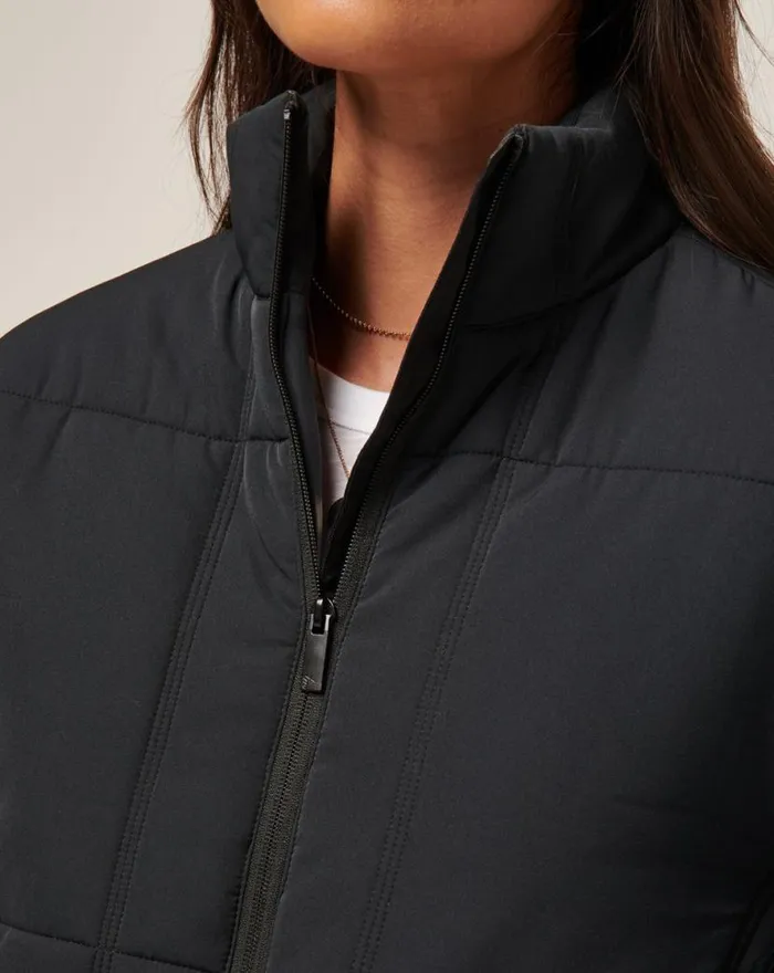 TravisMathew MONT BLANC PUFFER Black Women Jackets TravisMathew MONT BLANC PUFFER Black Women Jackets