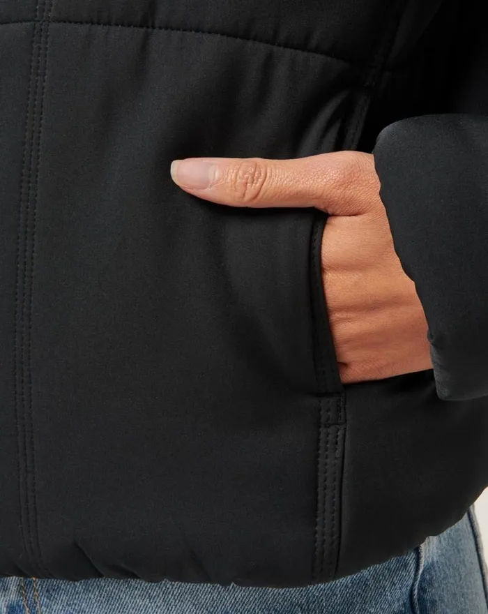 TravisMathew MONT BLANC PUFFER Black Women Jackets TravisMathew MONT BLANC PUFFER Black Women Jackets