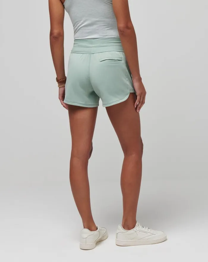 TravisMathew MOVEKNIT TIE SHORT Jade Women Shorts TravisMathew MOVEKNIT TIE SHORT Jade Women Shorts