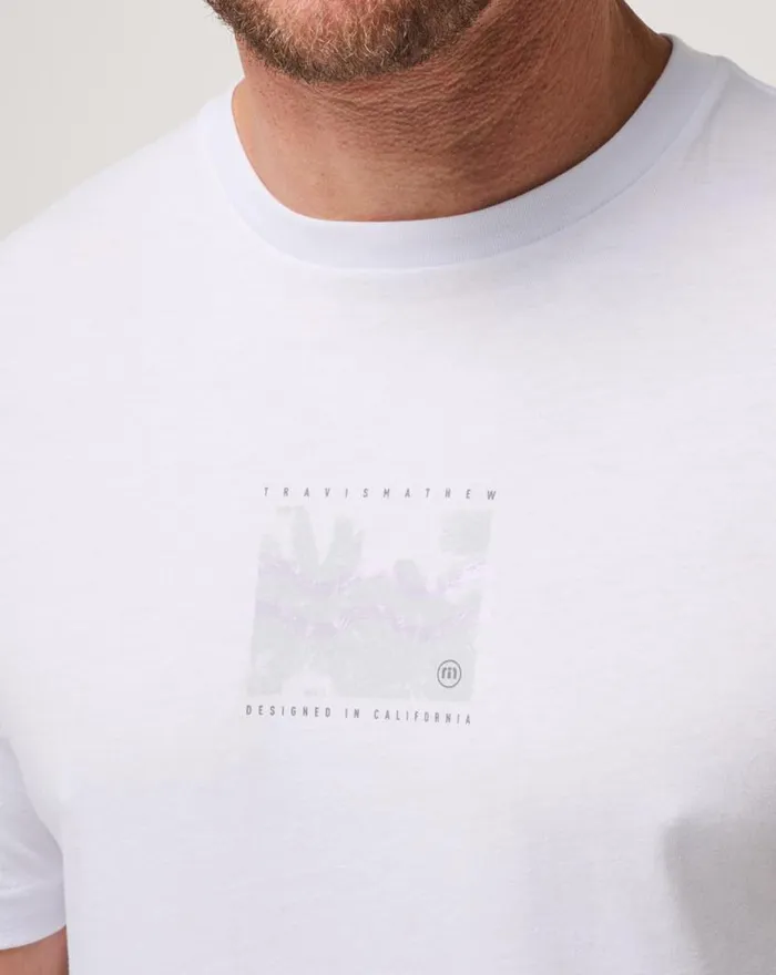 TravisMathew OHANA EXPRESS TEE White Men Tees TravisMathew OHANA EXPRESS TEE White Men Tees