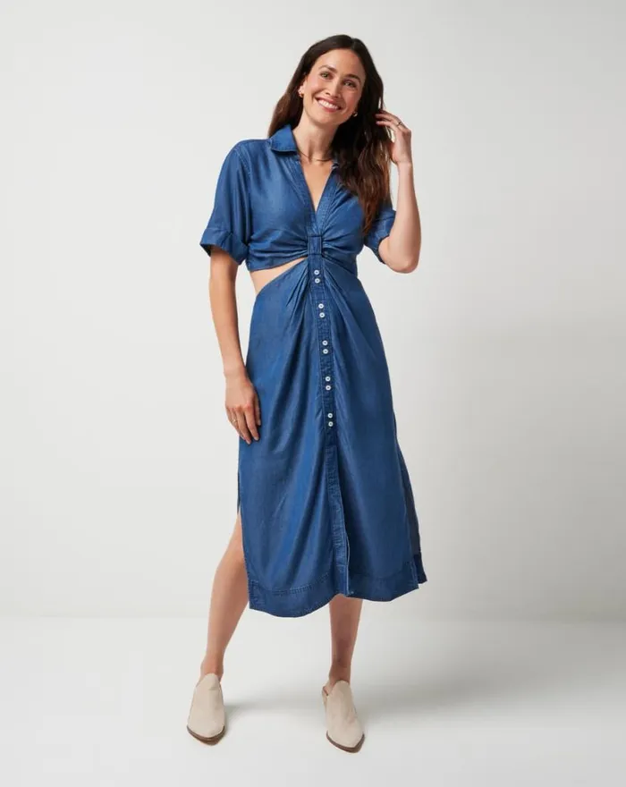 TravisMathew OLD HAVANA DRESS Copen Blue Women Dresses TravisMathew OLD HAVANA DRESS Copen Blue Women Dresses