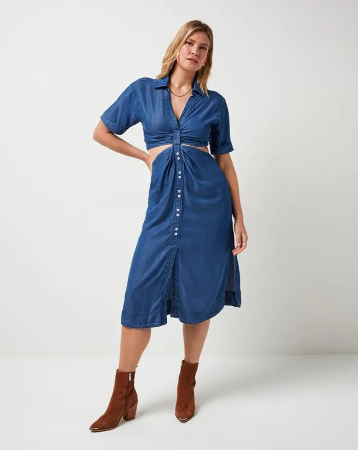 TravisMathew OLD HAVANA DRESS Copen Blue Women Dresses TravisMathew OLD HAVANA DRESS Copen Blue Women Dresses