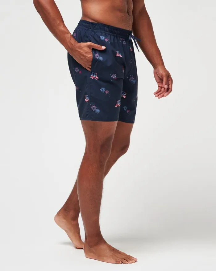 TravisMathew POOLSIDE PATRIOT BOARDSHORT Total Eclipse Men Shorts TravisMathew POOLSIDE PATRIOT BOARDSHORT Total Eclipse Men Shorts