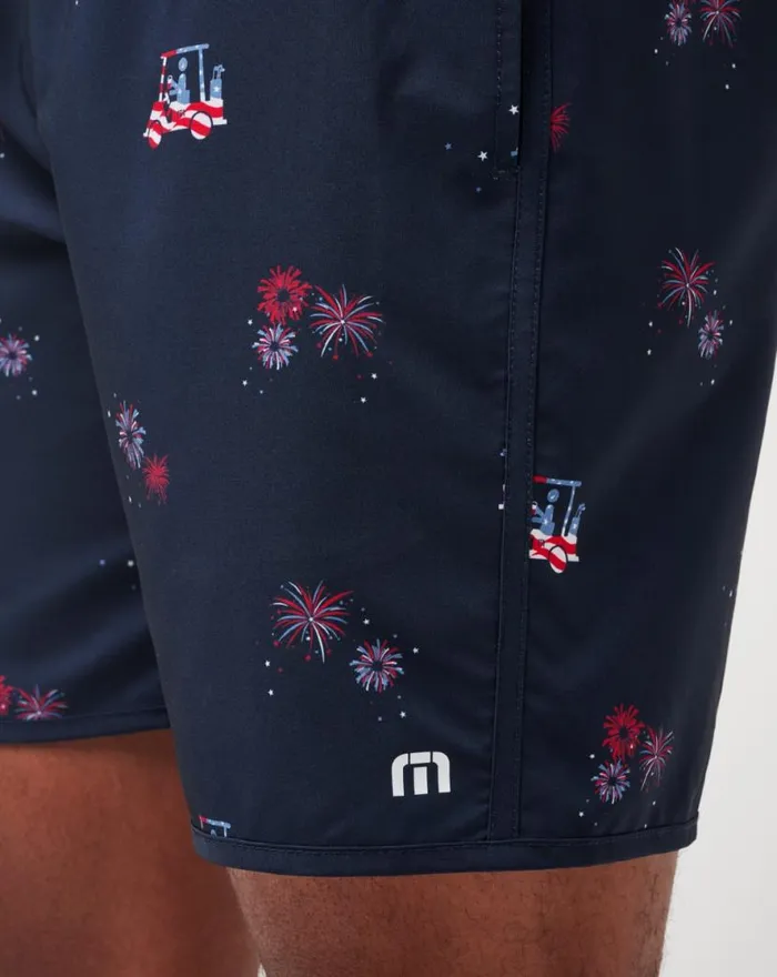 TravisMathew POOLSIDE PATRIOT BOARDSHORT Total Eclipse Men Shorts TravisMathew POOLSIDE PATRIOT BOARDSHORT Total Eclipse Men Shorts