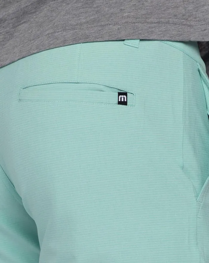 TravisMathew SAND HARBOR SHORT 9IN Heather Turquoise Men Shorts TravisMathew SAND HARBOR SHORT 9IN Heather Turquoise Men Shorts