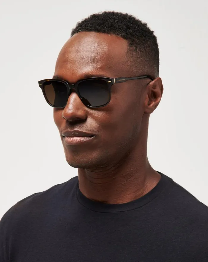 TravisMathew SUNDAZE 20 SUNGLASSES Brown Tort MenWomen Sunglasses