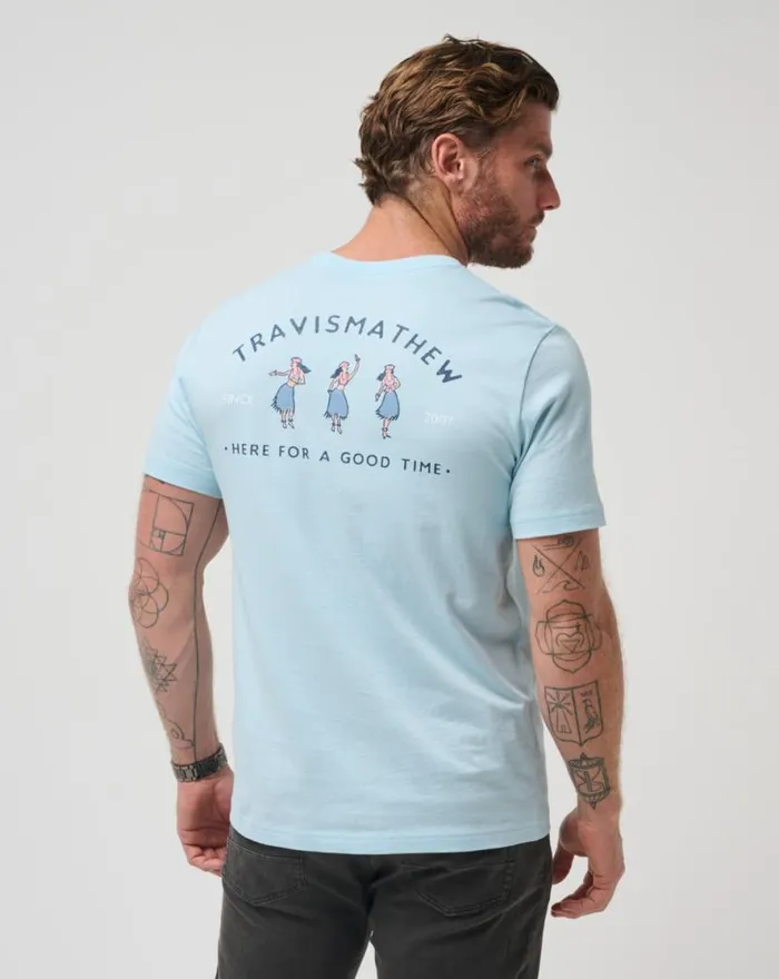 TravisMathew SWEETHEART ROCK TEE Dream Blue Men Tees