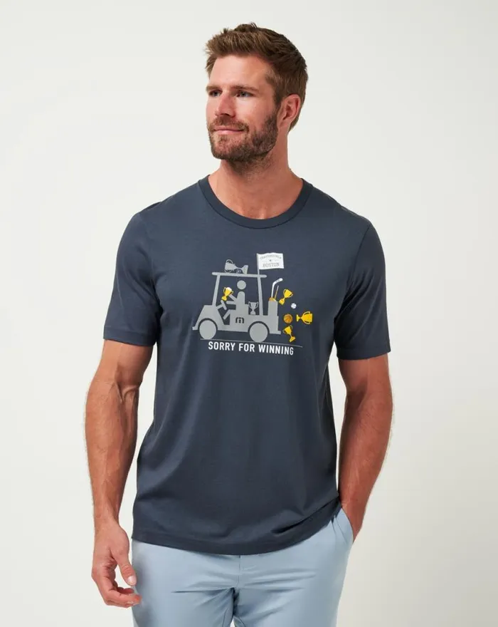 TravisMathew THE PATRIOT 20 TEE Blue Nights Men Tees