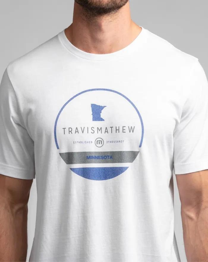 TravisMathew TWIN CITIES TEE White Men Tees TravisMathew TWIN CITIES TEE White Men Tees
