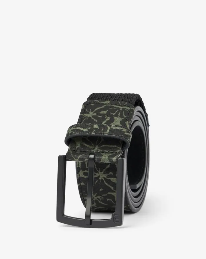 TravisMathew VINE CITY CANVAS STRETCH BELT Black MenWomen Belts