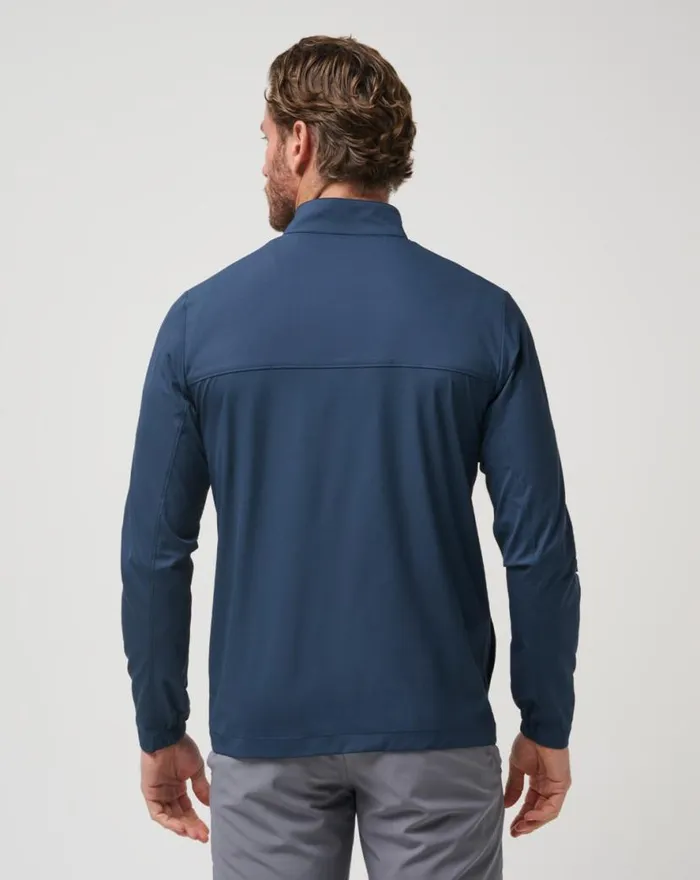 TravisMathew WANDERLUST QUARTER ZIP Mood Indigo Men Quarter Zips TravisMathew WANDERLUST QUARTER ZIP Mood Indigo Men Quarter Zips