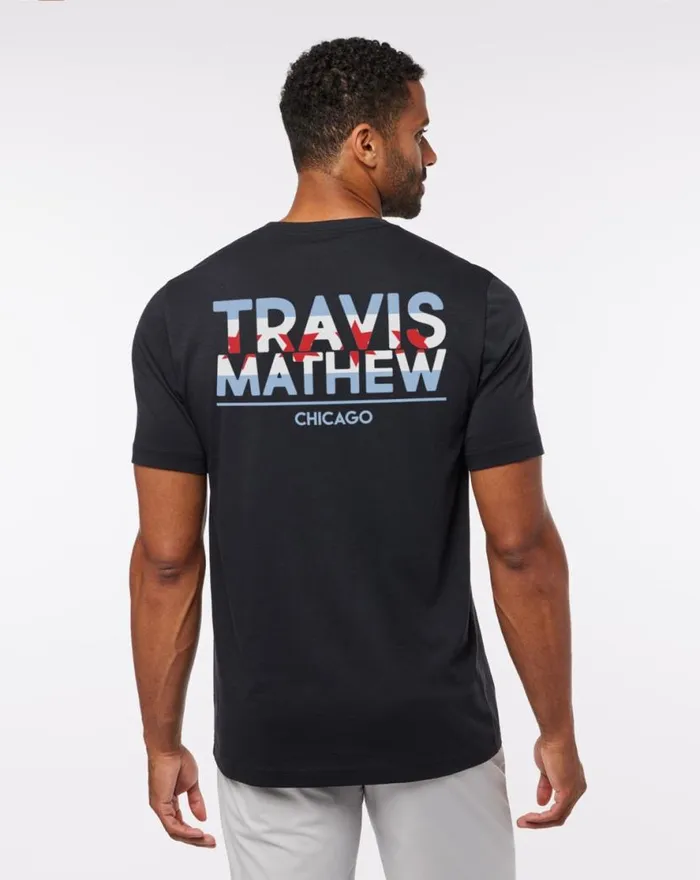TravisMathew WIN AT WRIGLEY 20 TEE Black Men Tees