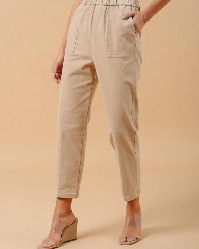 TROUSERS BEIGE MANDALA Shop Grace and Mila Velvet Trousers