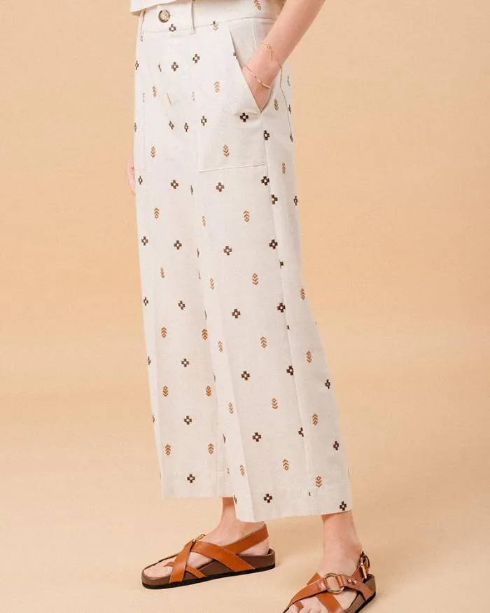 TROUSERS CAMEL MESSINA Shop Grace and Mila HighWaisted Trousers