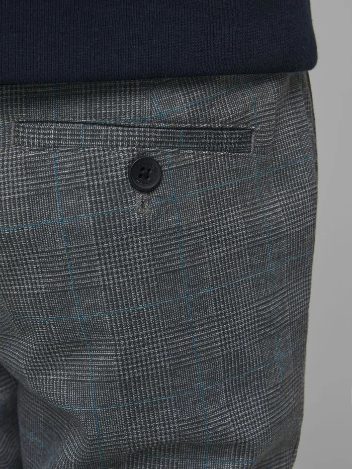 Trousers JACK and JONES Junior BOYS SMART TROUSERS Grey Dark Grey