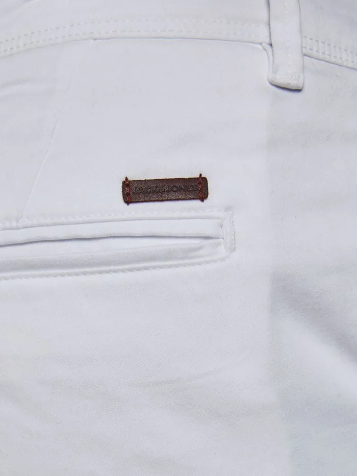Trousers JACK and JONES Mens MARCO BOWIE SA CHINOS White White