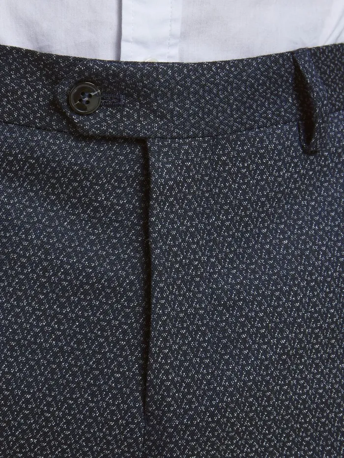 Trousers JACK and JONES Mens SUPER SLIM FIT TROUSERS Blue Dark Navy