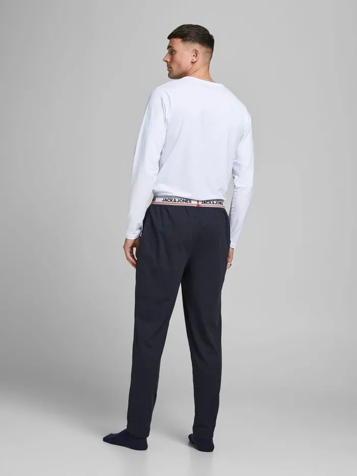 Trousers JACK and JONES Mens TROUSER LOUNGEWEAR Blue Dark Navy