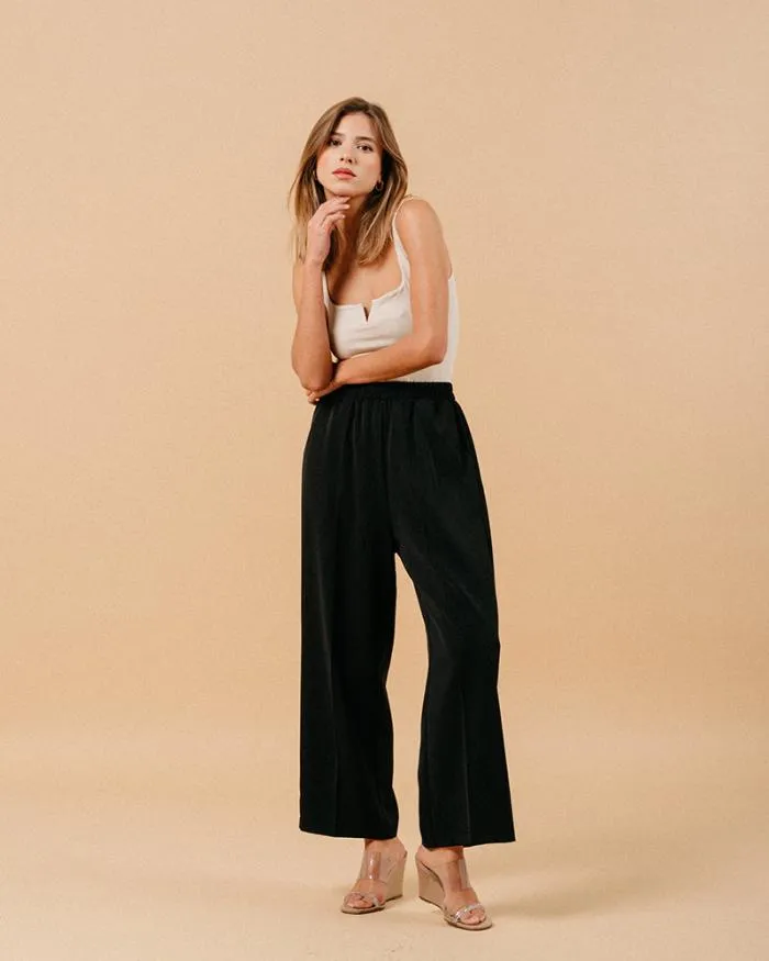 TROUSERS NOIR MATCH Shop Grace and Mila HighWaisted Trousers
