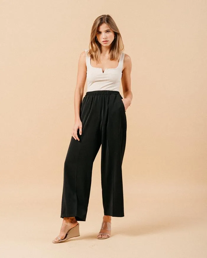 TROUSERS NOIR MATCH Shop Grace and Mila HighWaisted Trousers
