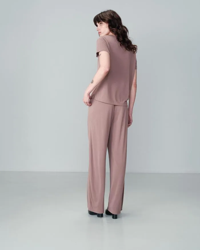 TROUSERS TAUPE NESS Shop Grace and Mila Flowing Trousers