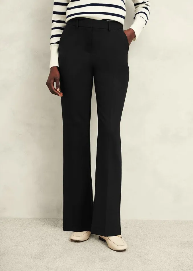 Trousers Women HOBBS Gerrie Straight Trousers Black