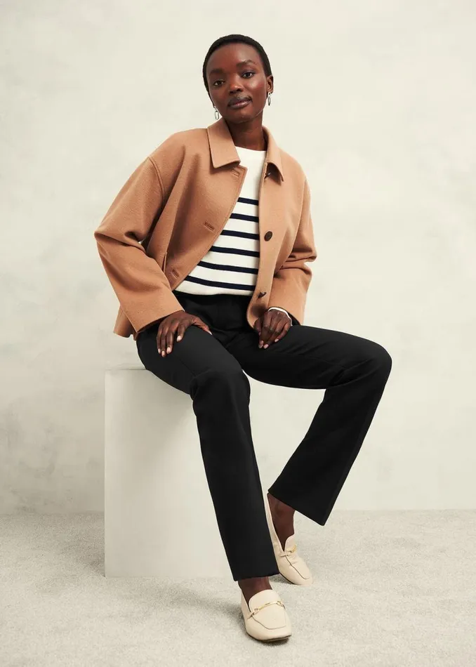 Trousers Women HOBBS Gerrie Straight Trousers Black