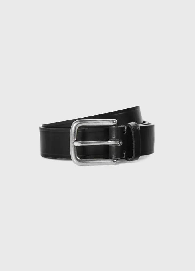 ussunspel Leather Belt Black Men Belts