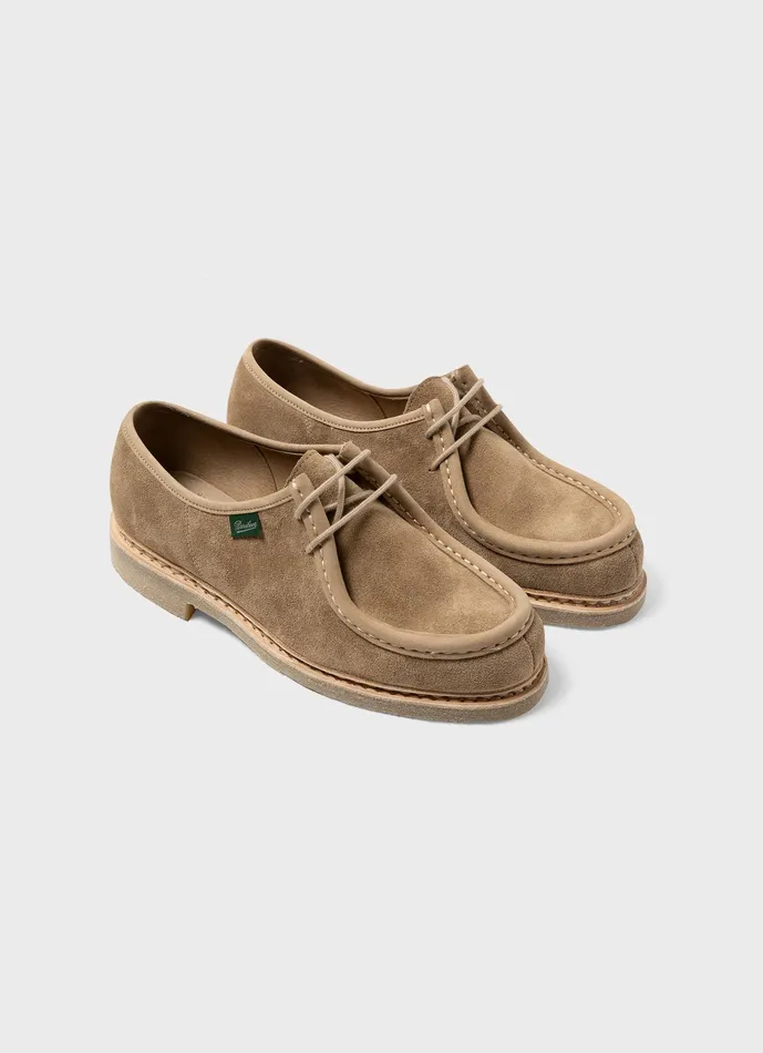 ussunspel Shoes Men Paraboot x Sunspel Suede Michael Shoe Dark Sand ussunspel Shoes Men Paraboot x Sunspel Suede Michael Shoe Dark Sand