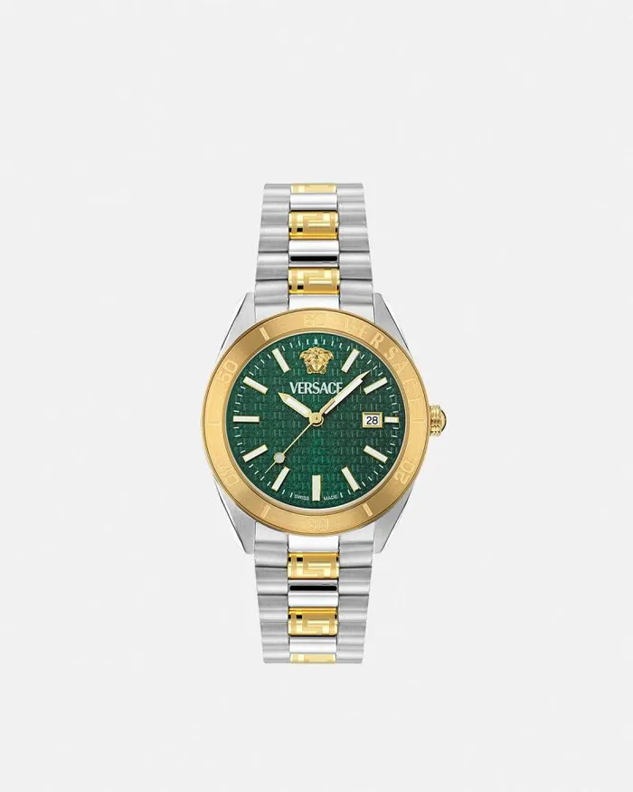 VDome Watch Goldsilver Men Versace Watches