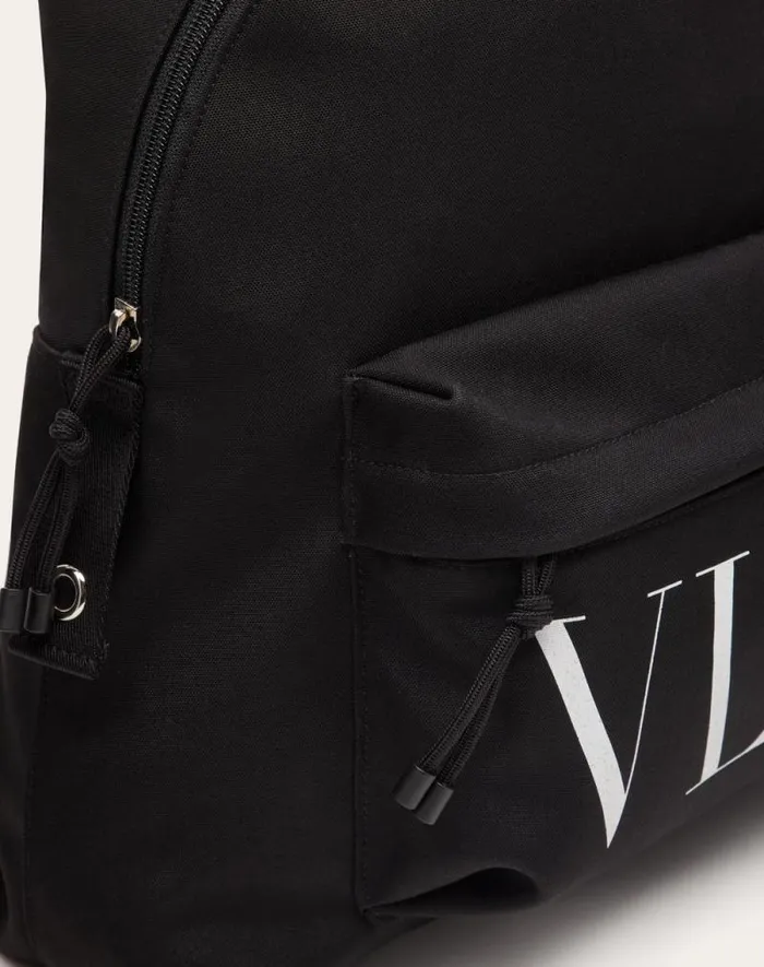 Valentino Backpacks Man Vltn Nylon Backpack For Man In Blackwhite Blackwhite Valentino Backpacks Man Vltn Nylon Backpack For Man In Blackwhite Blackwhite