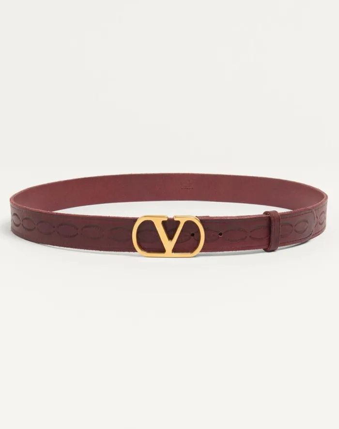 Valentino Belts Man Vlogo Signature Calfskin Belt 30 Mm For Man In Black Black Valentino Belts Man Vlogo Signature Calfskin Belt 30 Mm For Man In Black Black