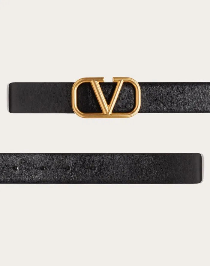 Valentino Belts Man Vlogo Signature Calfskin Belt For Man In Saddle Brown Saddle Brown Valentino Belts Man Vlogo Signature Calfskin Belt For Man In Saddle Brown Saddle Brown