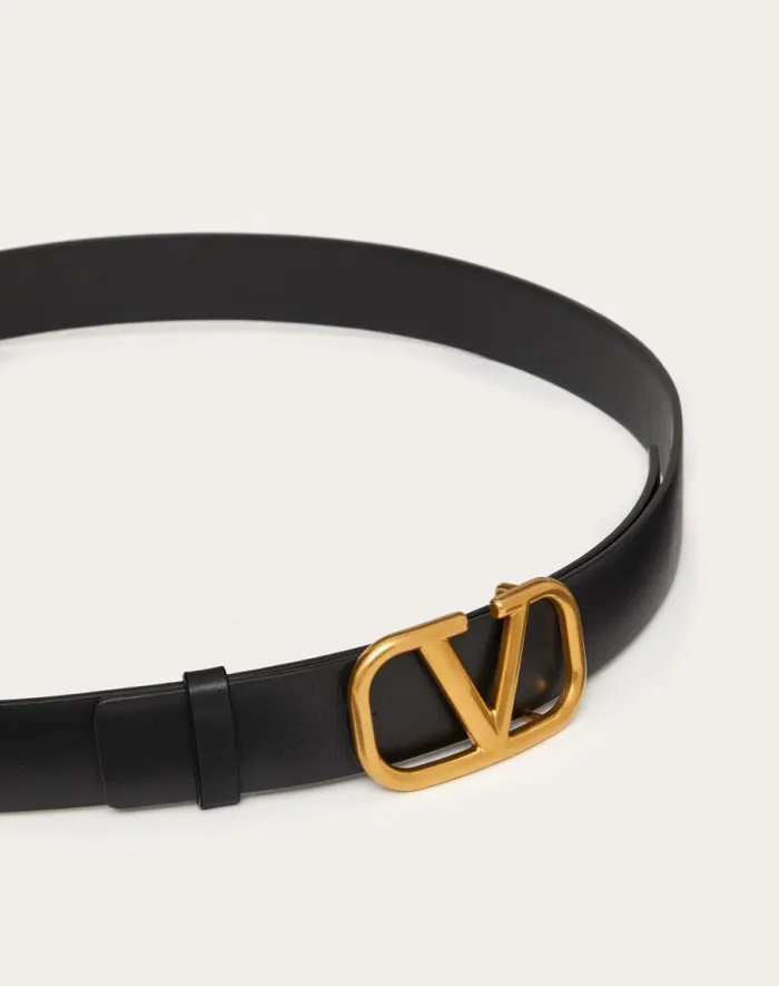 Valentino Belts Man Vlogo Signature Calfskin Belt For Man In Saddle Brown Saddle Brown Valentino Belts Man Vlogo Signature Calfskin Belt For Man In Saddle Brown Saddle Brown
