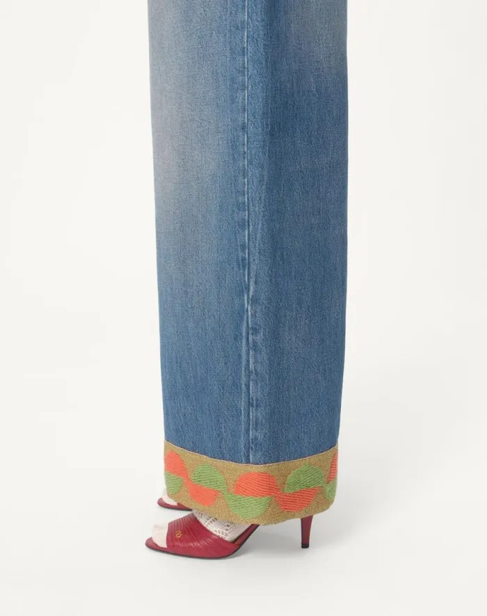 Valentino Denim Woman Denim Pants For Woman In Denim Denim Valentino Denim Woman Denim Pants For Woman In Denim Denim