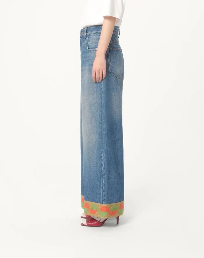 Valentino Denim Woman Denim Pants For Woman In Denim Denim Valentino Denim Woman Denim Pants For Woman In Denim Denim