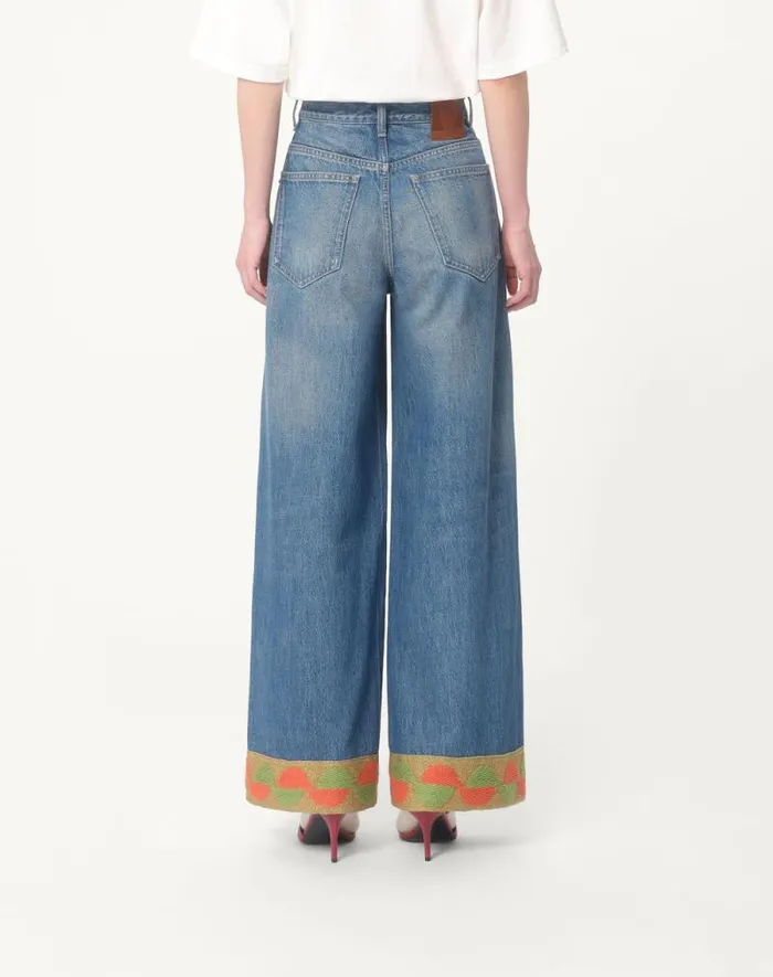 Valentino Denim Woman Denim Pants For Woman In Denim Denim Valentino Denim Woman Denim Pants For Woman In Denim Denim