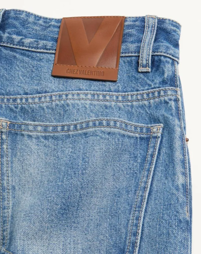 Valentino Denim Woman Denim Pants For Woman In Denim Denim Valentino Denim Woman Denim Pants For Woman In Denim Denim