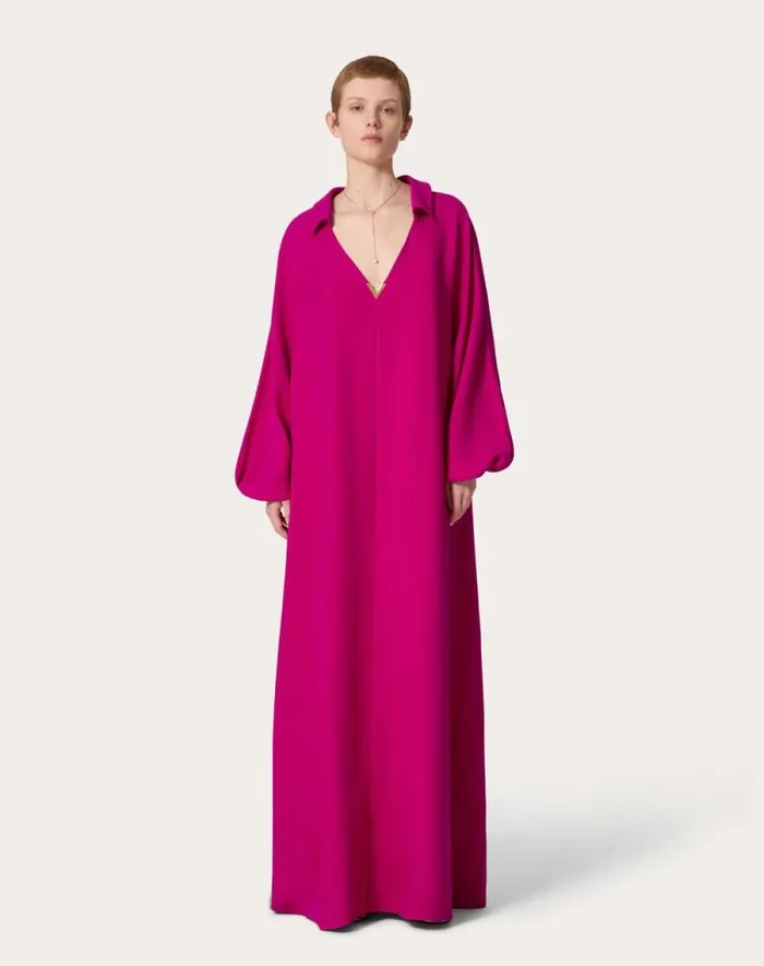 Valentino Dresses Woman Cady Couture Evening Dress For Woman In Cynique Cynique Valentino Dresses Woman Cady Couture Evening Dress For Woman In Cynique Cynique