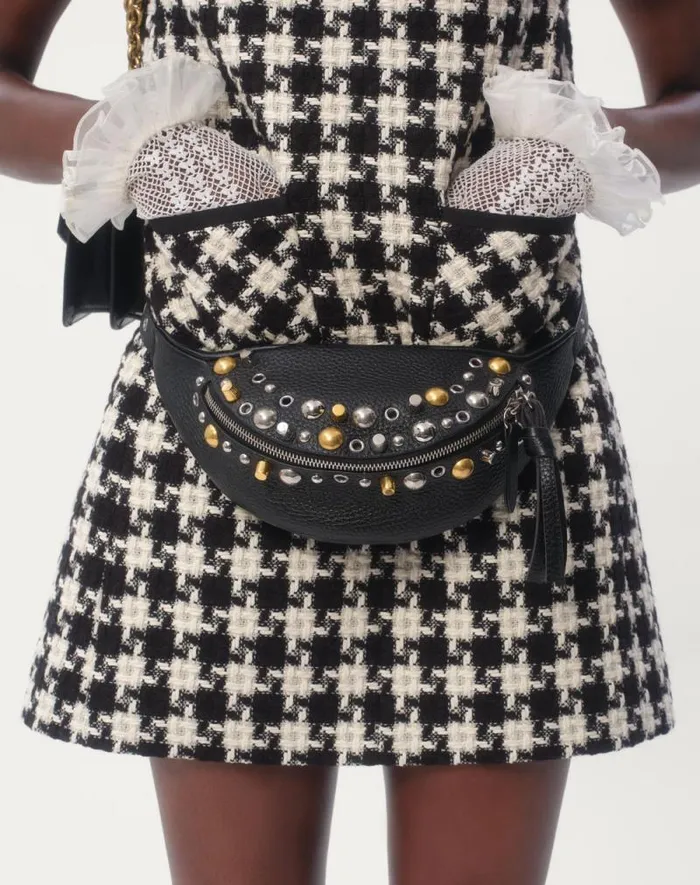 Valentino Dresses Woman Damier Light Tweed Short Dress For Woman In Ivoryblack Ivoryblack Valentino Dresses Woman Damier Light Tweed Short Dress For Woman In Ivoryblack Ivoryblack