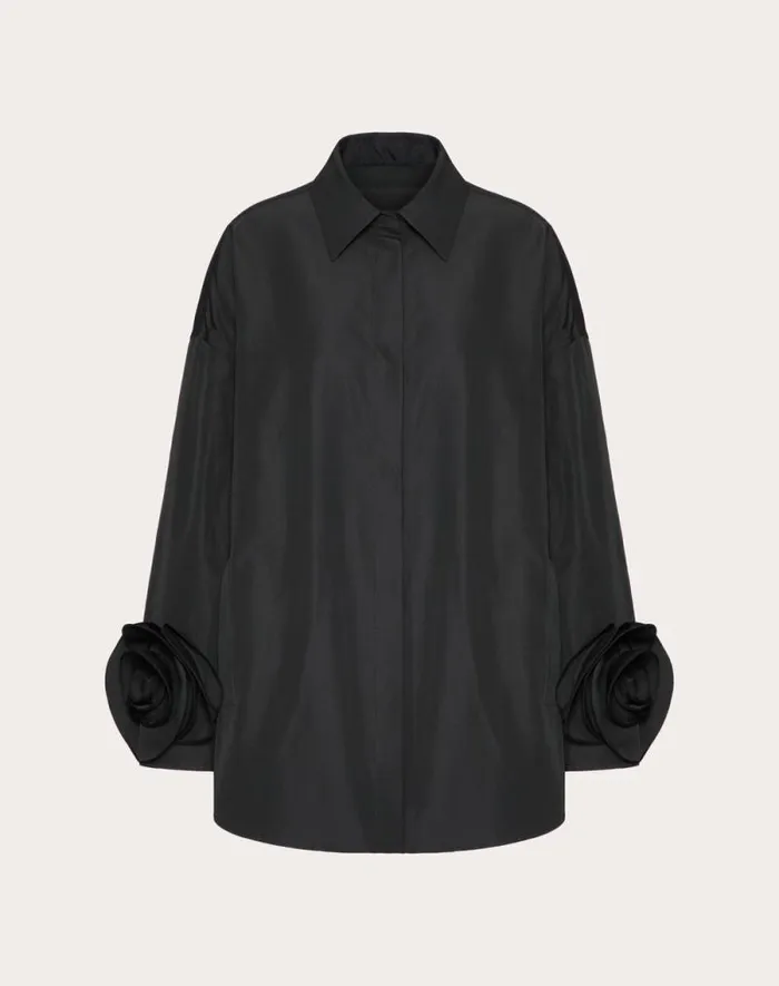 Valentino Jackets And Blazers Woman Micro Faille Jacket For Woman In Red Red