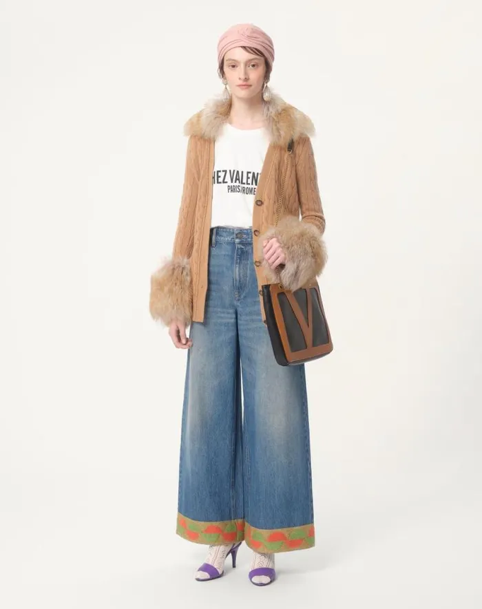 Valentino Knitwear Woman Cashmere Cardigan For Woman In Camel Camel Valentino Knitwear Woman Cashmere Cardigan For Woman In Camel Camel
