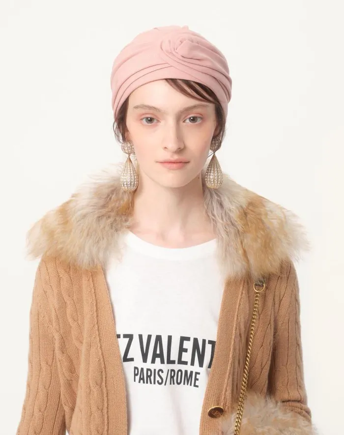 Valentino Knitwear Woman Cashmere Cardigan For Woman In Camel Camel Valentino Knitwear Woman Cashmere Cardigan For Woman In Camel Camel