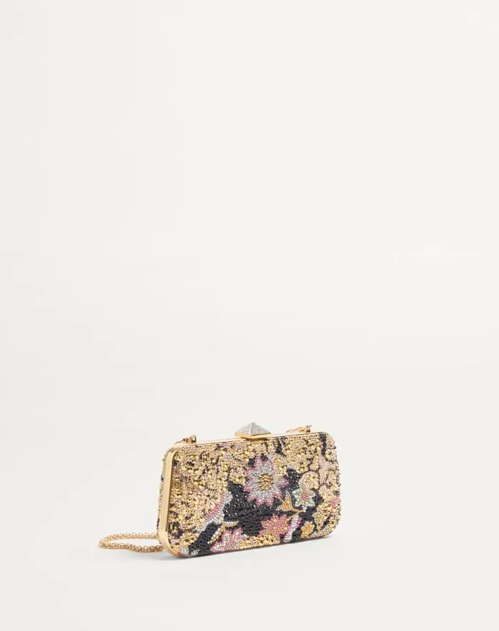 Valentino Mini Bags Woman Carry Secrets Minaudiere With Rhinestones Apres L039hiver Motif For Woman In Multicolor Multicolor Valentino Mini Bags Woman Carry Secrets Minaudiere With Rhinestones Apres L039hiver Motif For Woman In Multicolor Multicolor