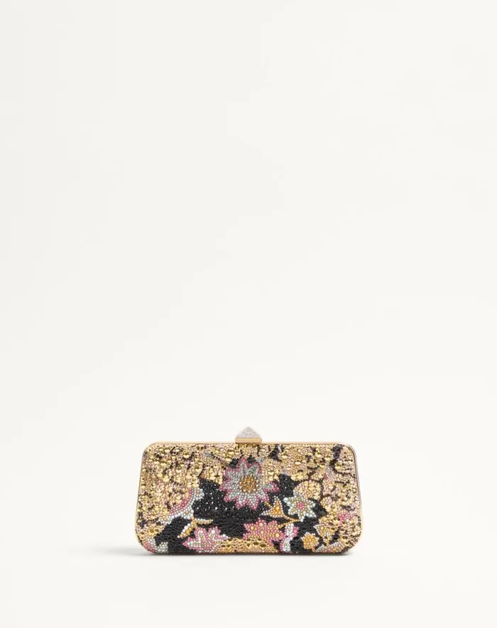 Valentino Mini Bags Woman Carry Secrets Minaudiere With Rhinestones Apres L039hiver Motif For Woman In Multicolor Multicolor Valentino Mini Bags Woman Carry Secrets Minaudiere With Rhinestones Apres L039hiver Motif For Woman In Multicolor Multicolor