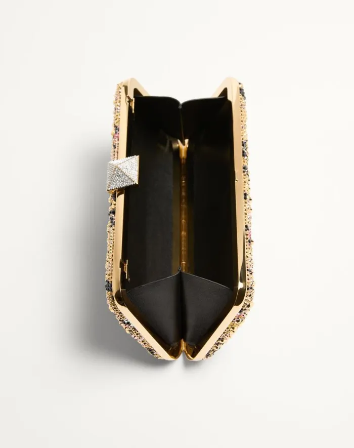 Valentino Mini Bags Woman Carry Secrets Minaudiere With Rhinestones Apres L039hiver Motif For Woman In Multicolor Multicolor Valentino Mini Bags Woman Carry Secrets Minaudiere With Rhinestones Apres L039hiver Motif For Woman In Multicolor Multicolor